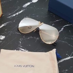 LOUIS VUITTON DRIVE STRASS SILVER SUNGLASSES